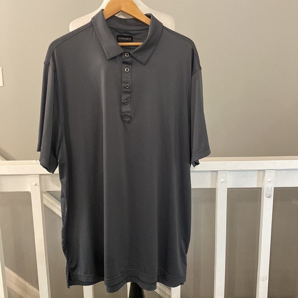 Chase54 Gray Golf Polo Size 2XL Excellent Condition